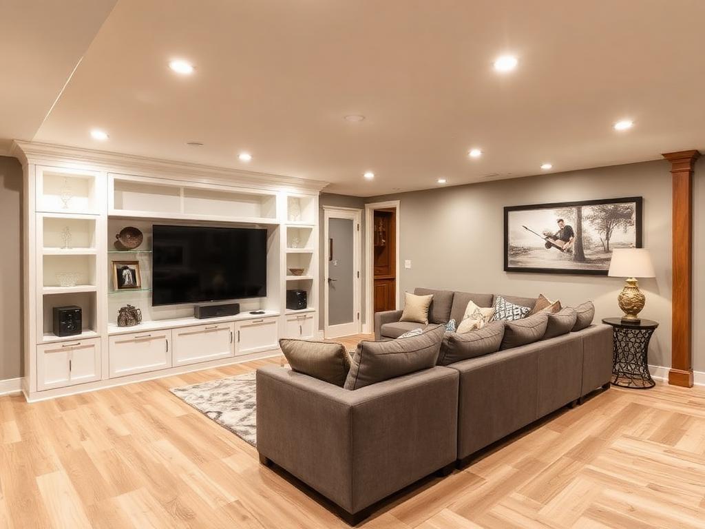 Basement finishing in Needham, MA