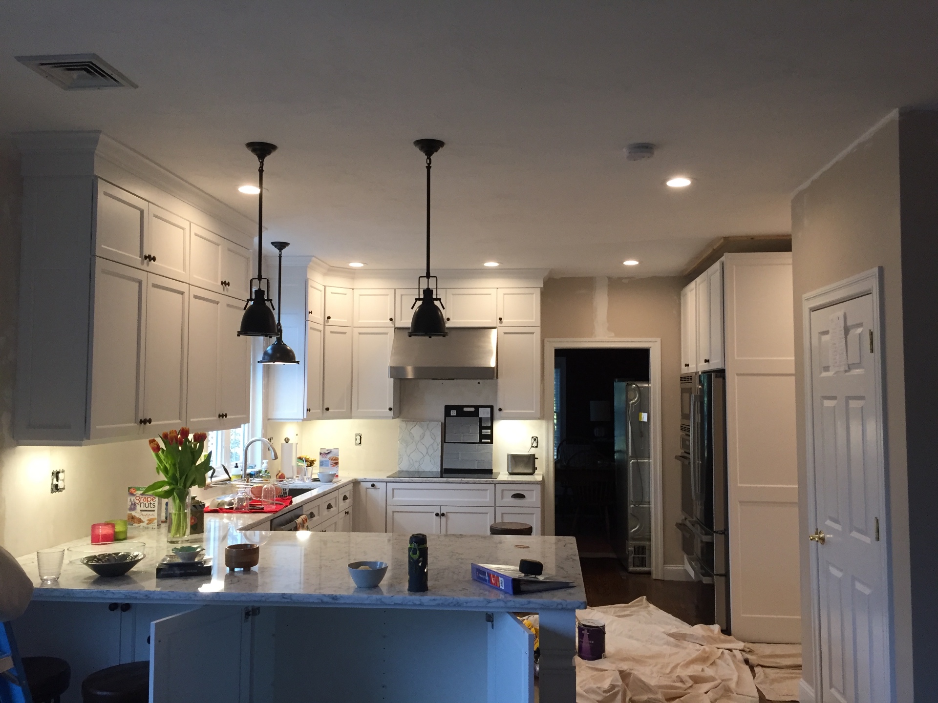 Kitchen renovation in progress
